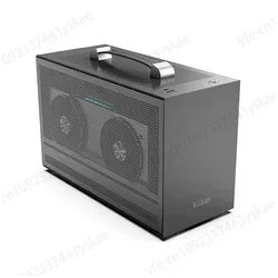 100 ITX MINI Small Case All Aluminum Suitcase Portable HTPC Desktop Computer Empty Chassis PC Gaming Case