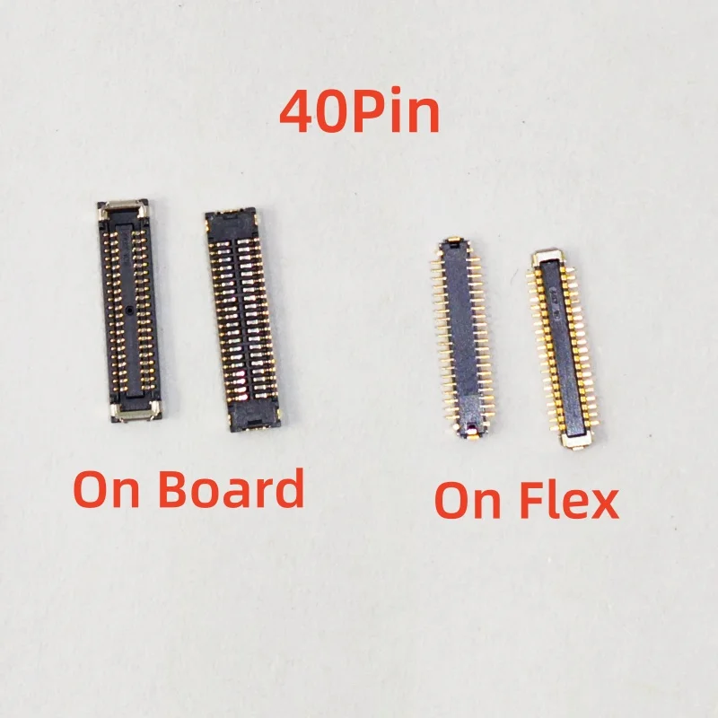 

5Pcs 40Pin LCD Display Screen Connector MainBoard FPC For Xiaomi 10T 10Tpro Redmi 9 Note 9 Pro 5G K30S POCO X3 Pro Plug On Board