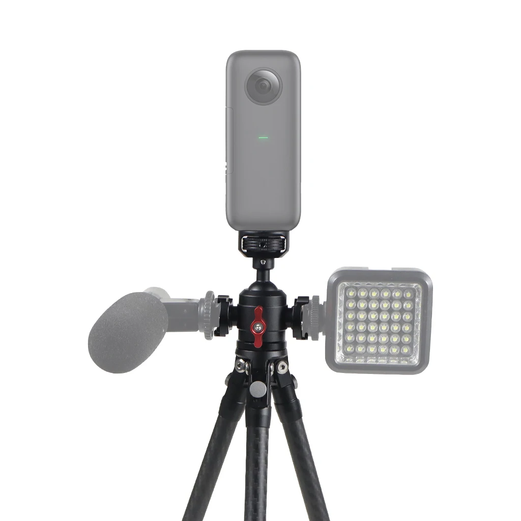 Mini Stativ Halterung Carbon Faser Desktop Ausziehbare Stativ Universal 1/4 "Schraube für DJI OSMO360 für Telefon DSLR Kamera – Detail 27
