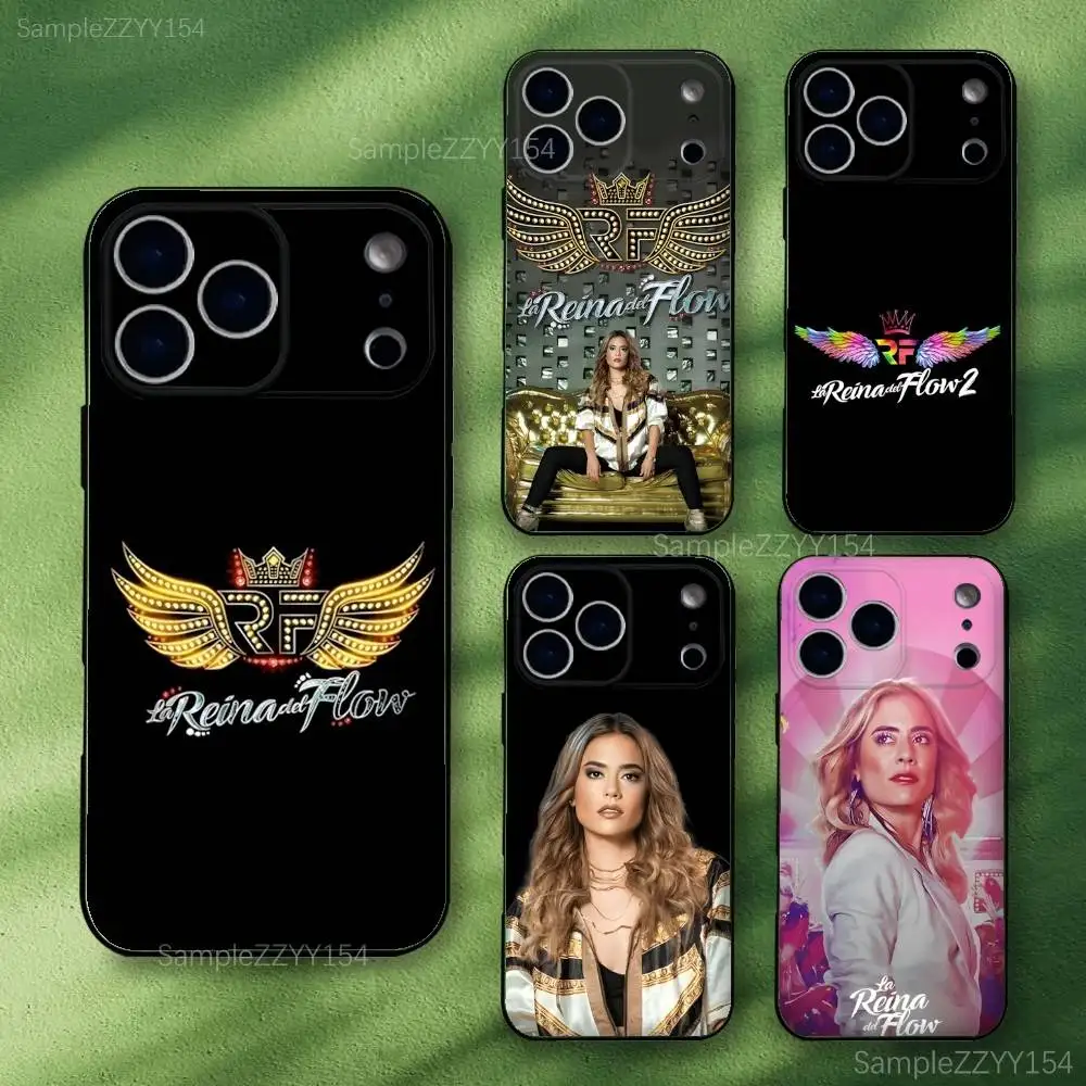

The Queen of Flow La Reina Del Flow Phone Case For 15,16,17,13,14,11,12,Pro,Max,Plus,E,Air,Mini Shockproof Silicone Soft Cover