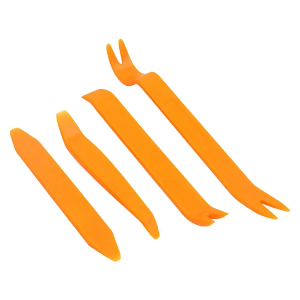 

4Pcs Car Auto Door Panel Trim Dash Radio Audio Pry Removal Tool Kit Car Door Clip Car Disassembly Tools Set DVD Stereo Refit