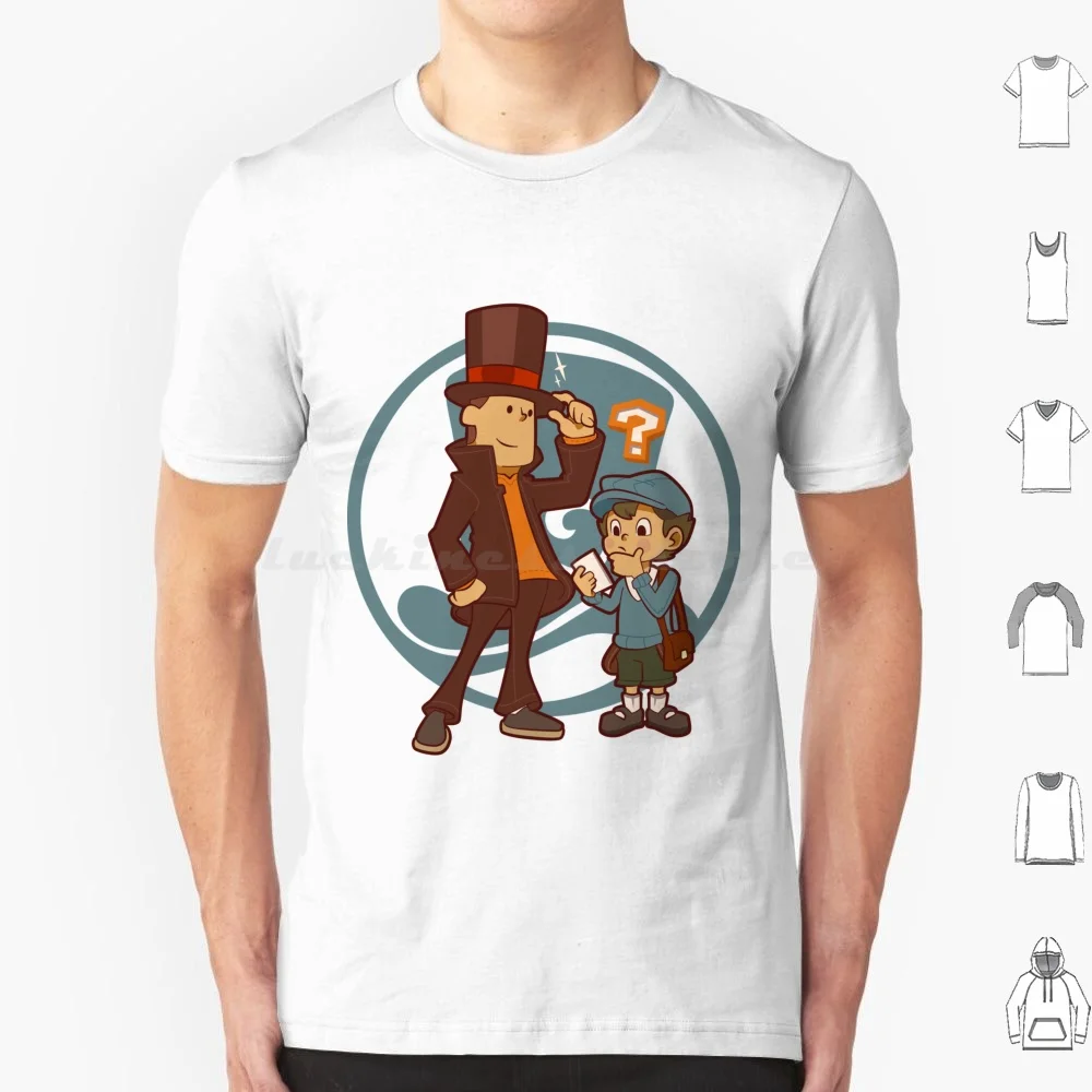 Camiseta del profesor Layton hombres mujeres niños 6xl profesor Layton Layton Luke Triton Hershel Layton rompecabezas Luke Furry Phoenix Wright