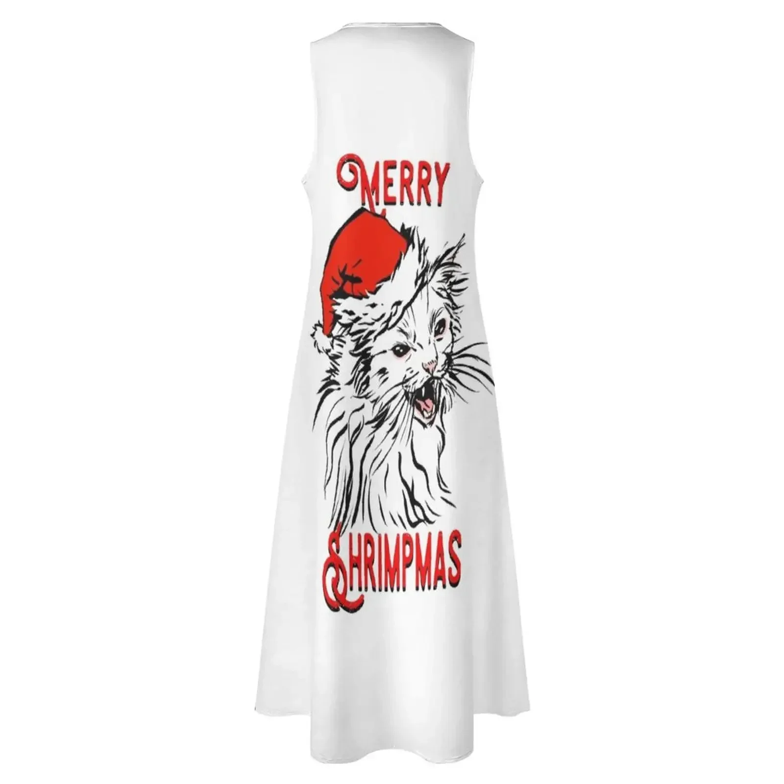 Felizes camarão! Vestido longo de Natal de gato de Thurston elegante vestido de casamento convidado vestido de fada longo feminino