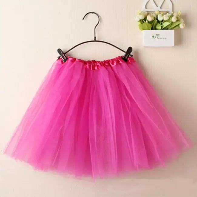 

Muti Colors Tutu Skirt For Women Elastic Ballet Dancewear Tutus Mini Skirts Fairy Yellow Tulle Dress For Mother Daughter