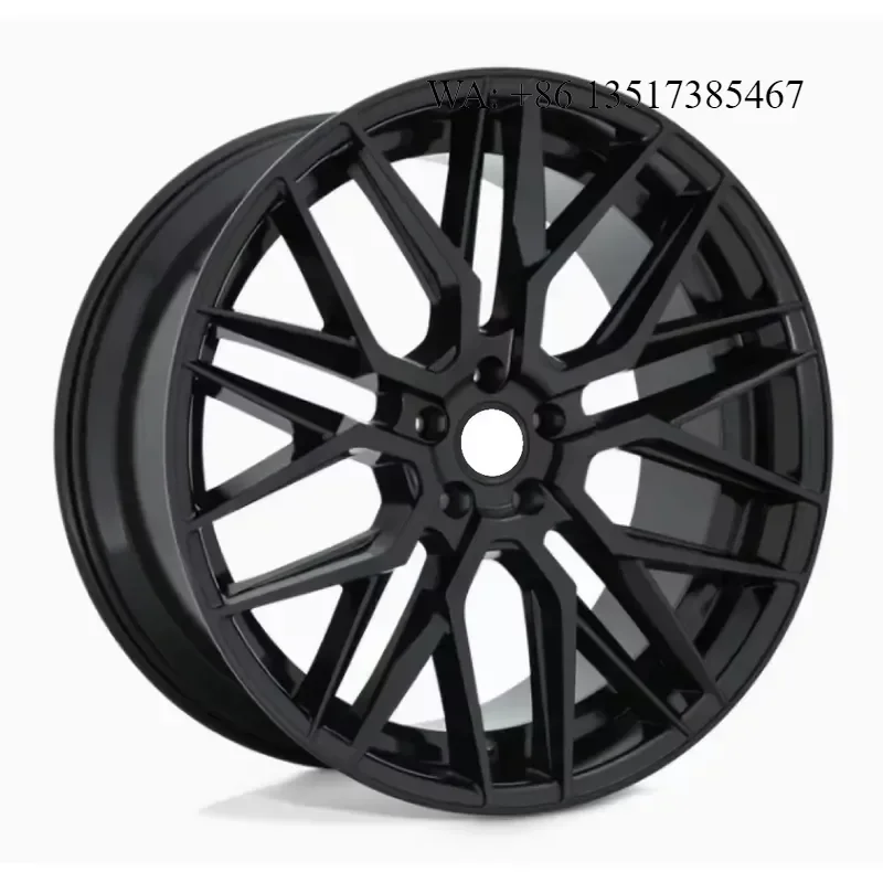 SW New Forged Alloy Wheels Aggressive Split Spoke Design Black Matte 18 22 Inch 5x114.3 5x112 Fit for Audi A6 A7 A8 Q3 Q5