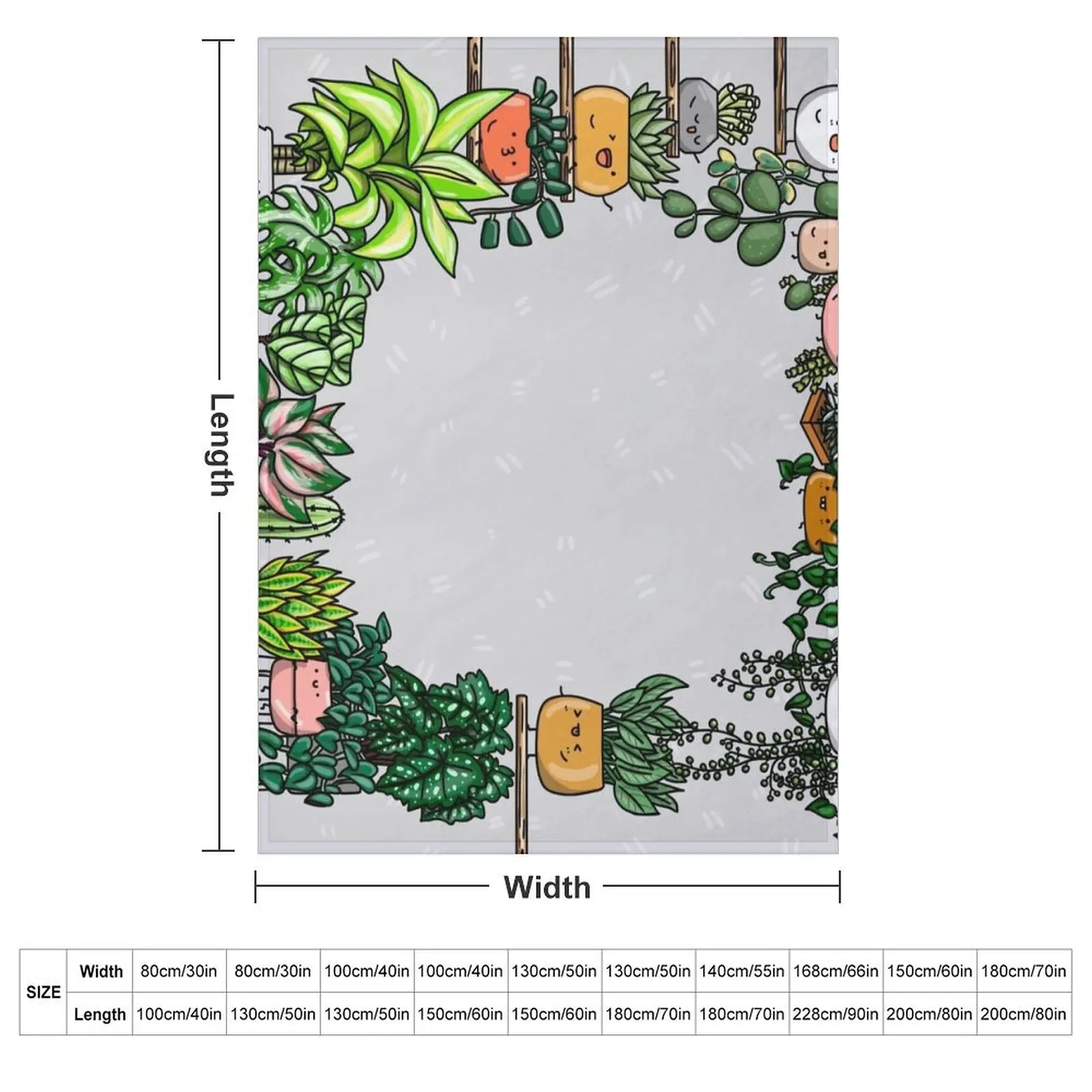 Plant buddies all around Throw Blanket Luxury Camping Blankets For Sofas Decorative Throw Luxury Brand Plush Blankets