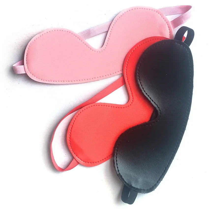 Accesorios BDSM Máscara de cuero erótica para ojos sexuales Vendaje Pareja Juegos sexy Sexules Juguetes para adultos 18+