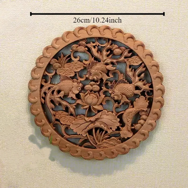 

1 шт., китайские украшения для резьбы по дереву, резьба по дереву, ремесла, декор для гостиной, стены