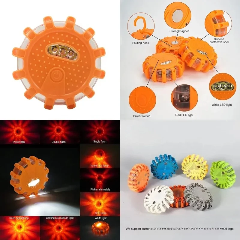 High Quality Magnetic Base Handheld Signal  for Fire Protection Emergency Roadside Safety Warning