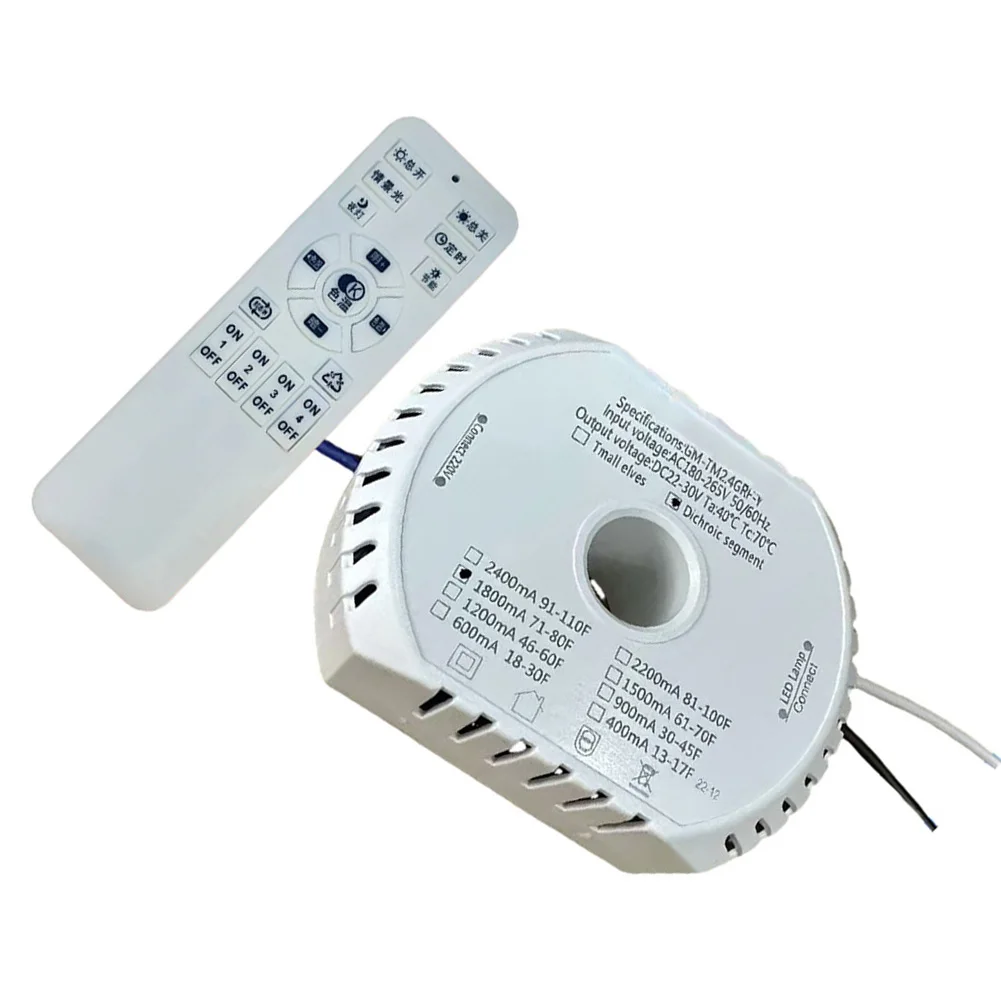 LED Strip Controller Smart LED Driver Dual Input Output Lines High Current Capacity Temperature Resilient Ac Dc Adapter
