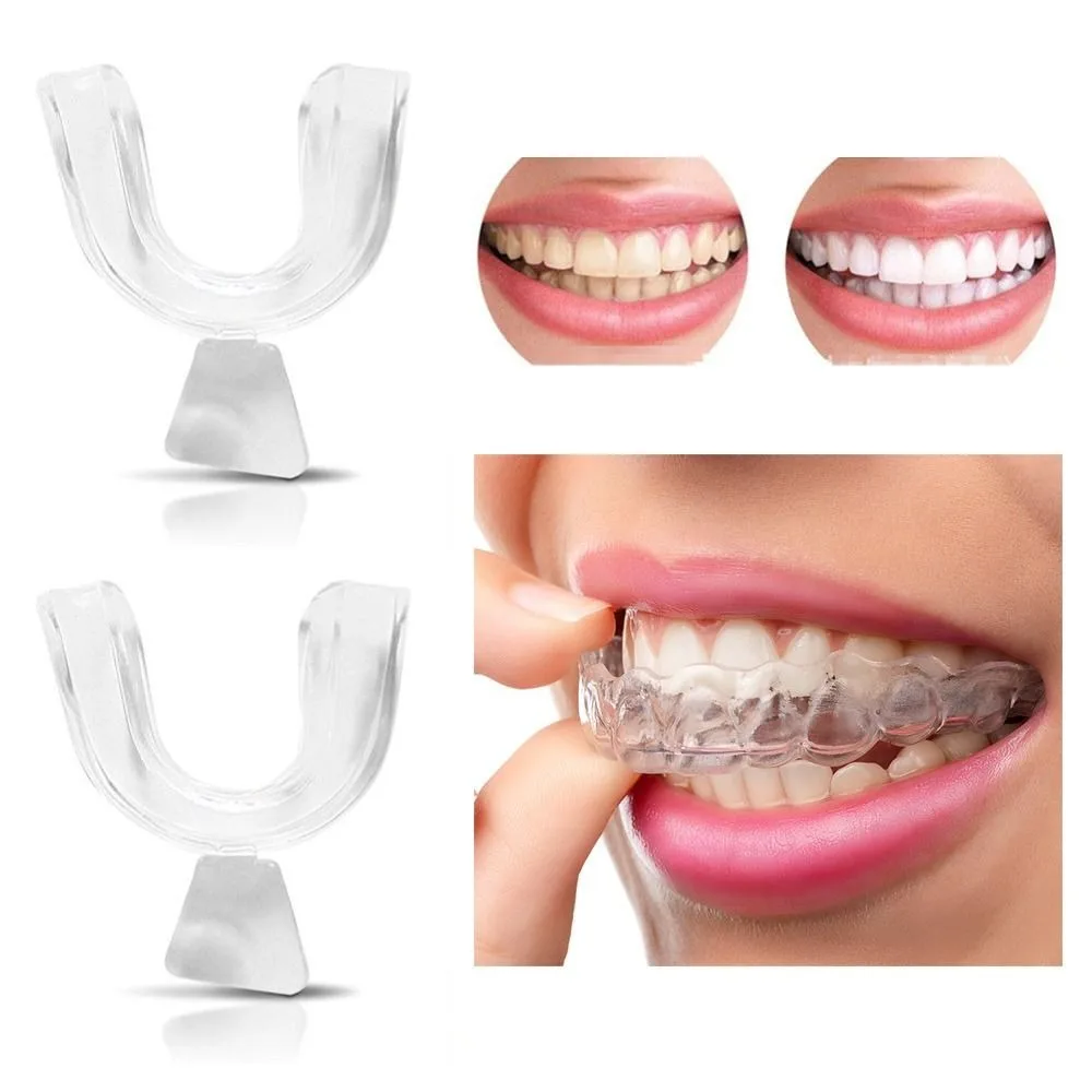 Silicone Night Mouth Guard Removable Gingiva Guard Dental Mouthguard Mouth Trays Thermoforming Tooth Care Trays Bleaching