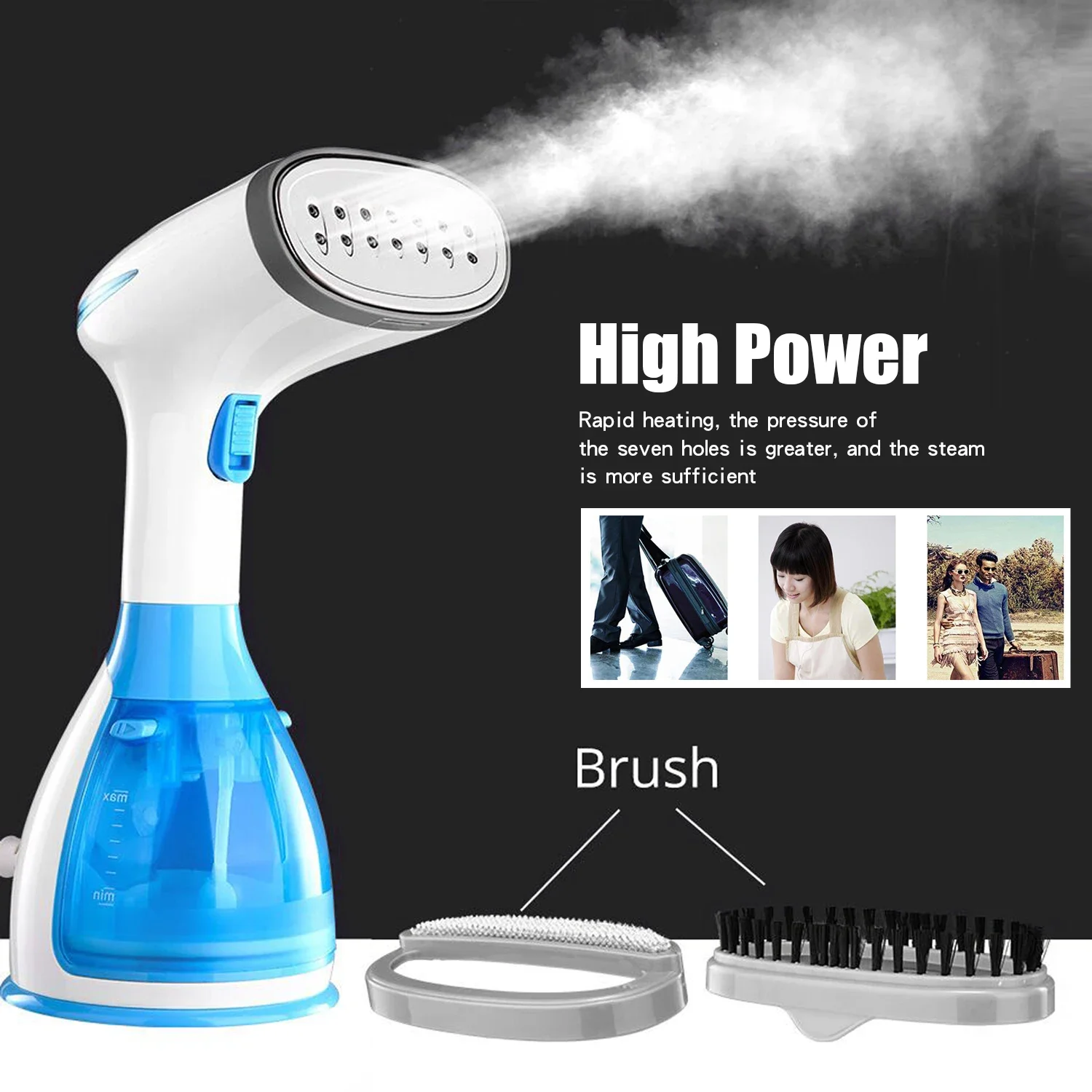 Electric 220V Press Steamer Iron Handheld Clothing Steamer Machine 1500w Garment Steamer