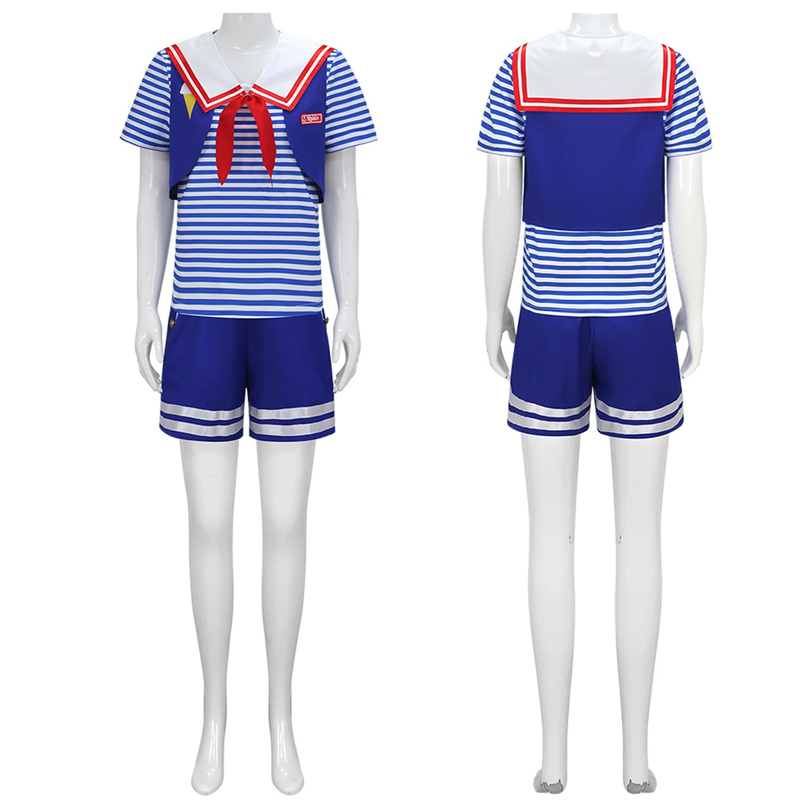 أزياء الهالوين التأثيرية زي البحرية التأثيري روبن سكوبس أهوي أزياء الهالوين التأثيرية الزي الرسمي الفاخر #4