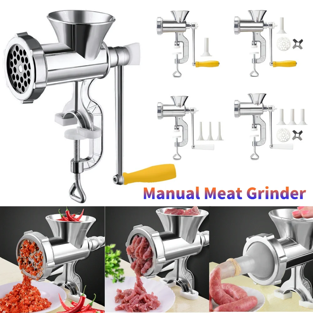 Household Manual Meat Grinder Vegetables Fruit Chopper Potatoes Slicer Unique Food Processor Hand Crank Tools Kitchen Supplies