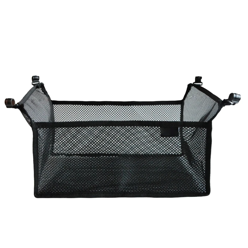 Outdoor Foldable Table Net Bag, Fine Knitted Thick Net Storage Bag, Under Desk Bag Portable Lightweight Desk Bag