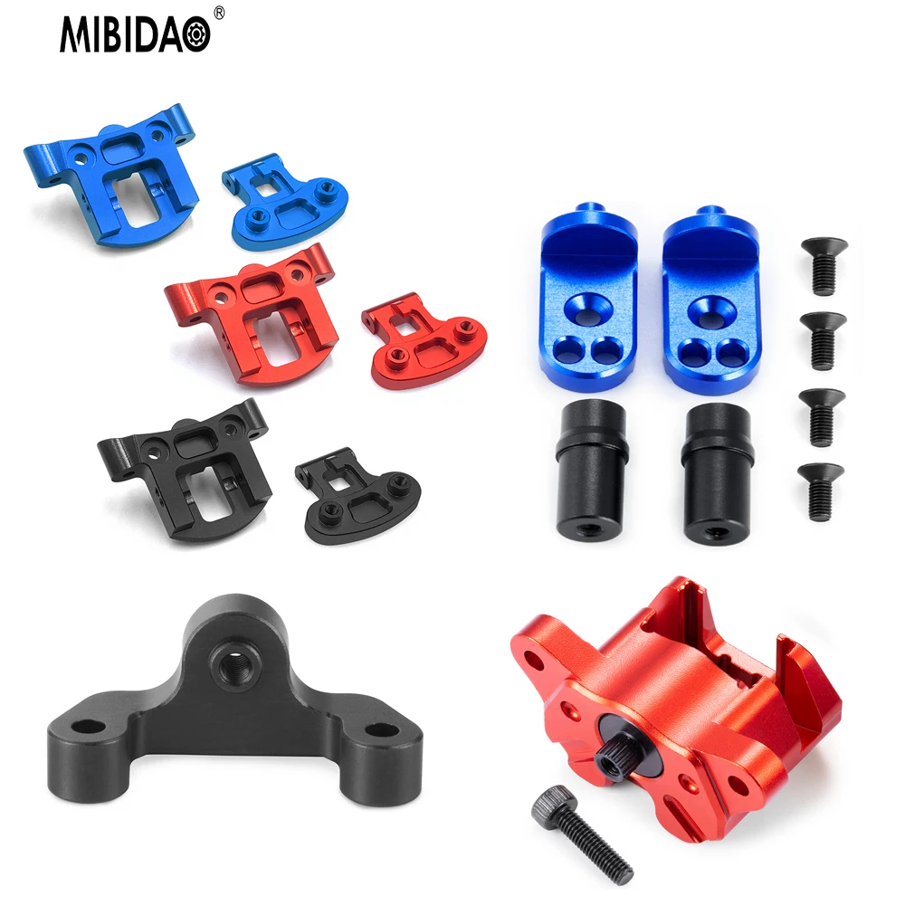 MIBIDAO Metal Front Brake Caliper Rear Fender Mount For 1/4 Promoto MX Motorcycle  RC Upgrade Parts