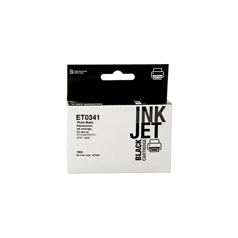 EPSON PH black alternative ink cartridge E341, replaces c13t0414010 XET0341C imprimirbien.com