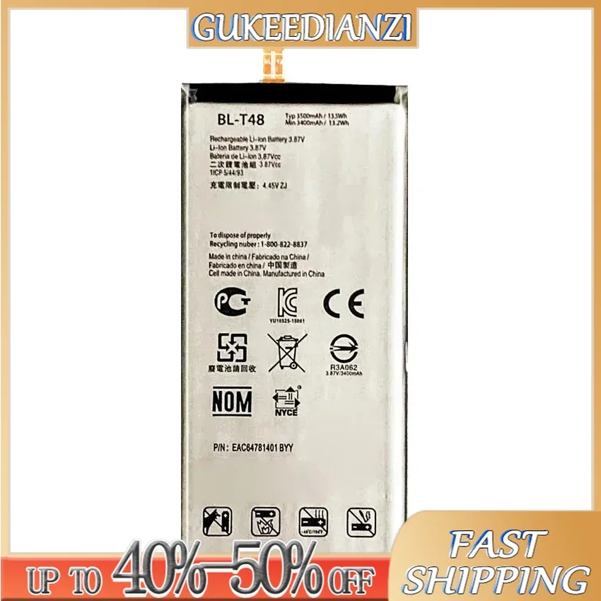 

Mobile Phone Battery BL-T48 4000mAh For LG Stylo 6 LM-Q730MM Long Lasting