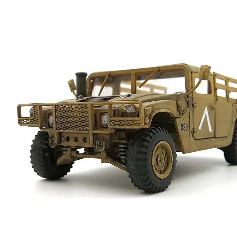 1/35 Military Hummer Truck US Army Jeep HUM-V Commando Armored Troop Carrier Assembly Model Toy