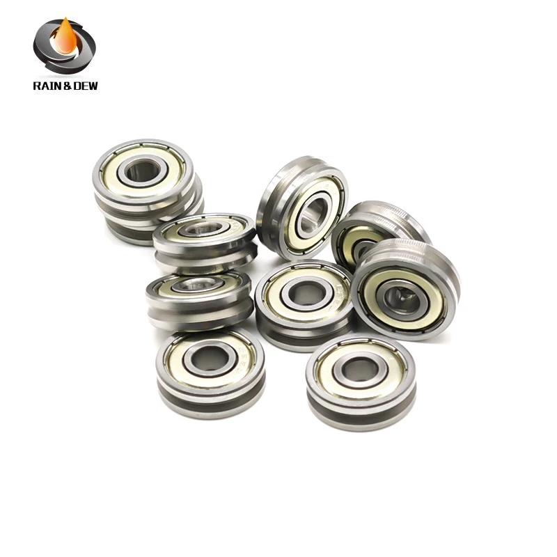 

5PCS V625ZZ Embroidery Machine Bearing 5X16X5mm V Groove Roller Wheel Small Ball Bearings V625 ZZ