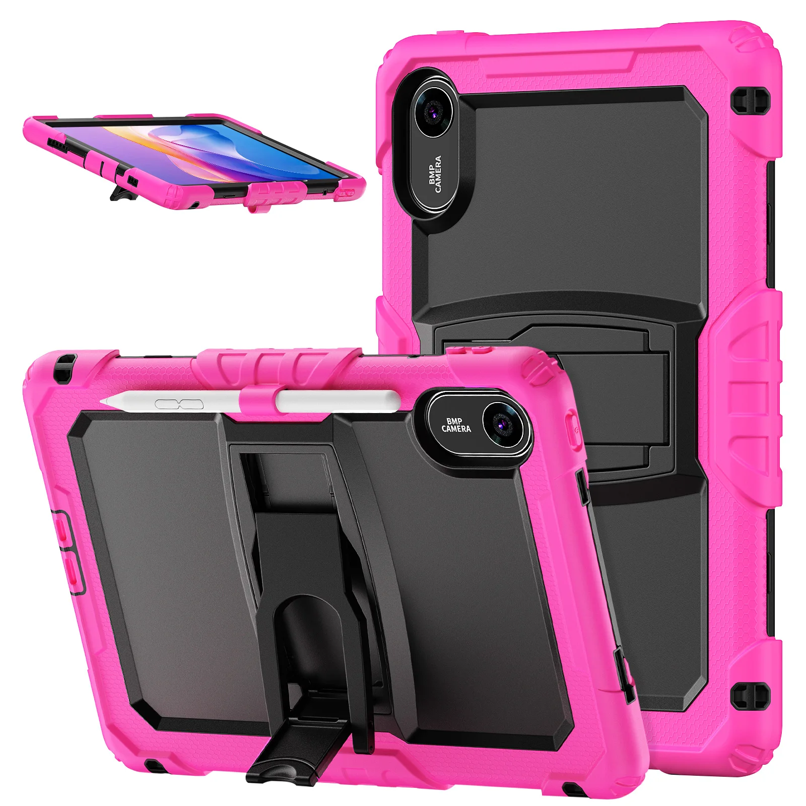 Kids Armor Case For Xiaomi Redmi Pad 2 2025 11 inch Pad2 Model 25040RP0AG Heavy Duty Kickstand Rugged Cover Shockproof Capa #R 4