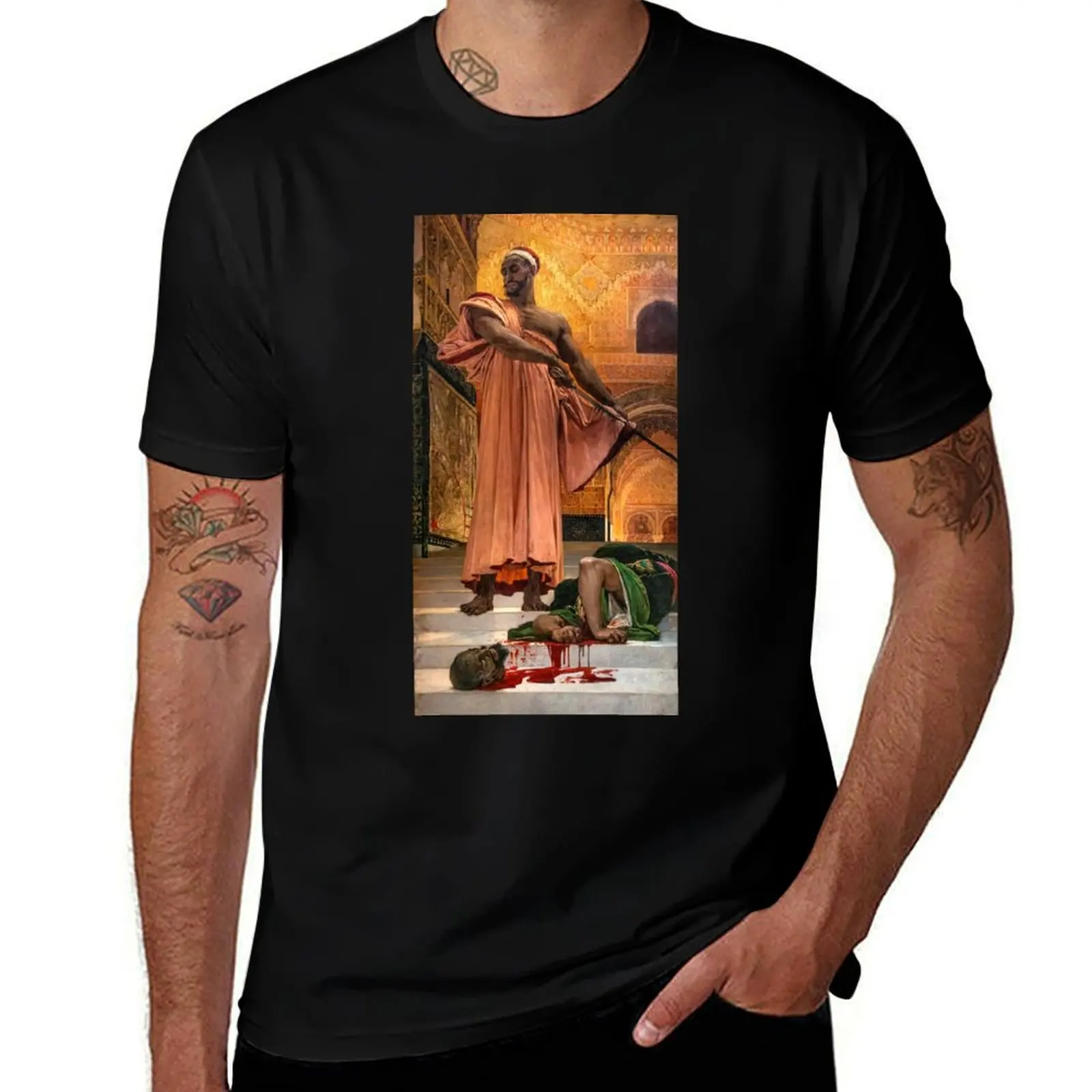 

Execution Without Hearing Under the Moorish Kings of Granada- Henri Regnault T-Shirt plain aesthetic clothes mens t shirts