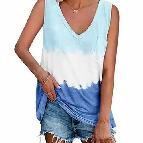 

Свободный жилет Faion, футболка, топы, женские летние хлопковые молодежные Sle Seven Sve, внутренняя одежда, повседневная универсальная одежда