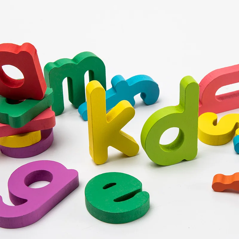 ألغاز الحروف الأبجدية الخشبية ألعاب تعليمية ألغاز ABC ألغاز تعليمية خشبية ثلاثية الأبعاد لعبة الذكاء المنطقي للسفر هدية عائلية