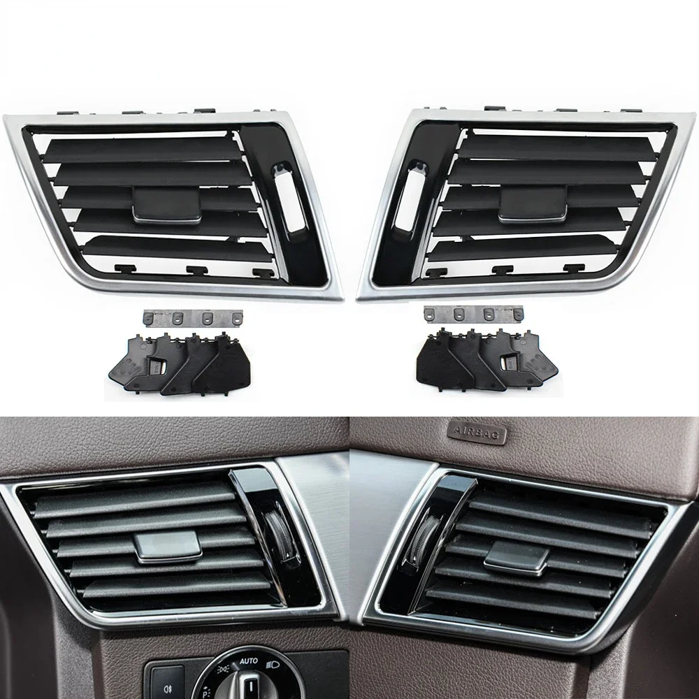 

Car Front Left Right Air Vent Grille Cover Tab Clips Rear AC Vent Outlet Repair Kit For Mercedes Benz W166 W292 ML GL GLE GLS