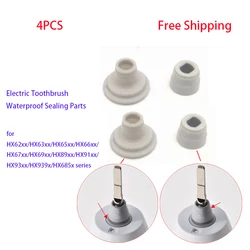 4pcs Electric Toothbrush Waterproof Sealing Parts for Филлипс All series Waterproof Ring And Fixed Cap