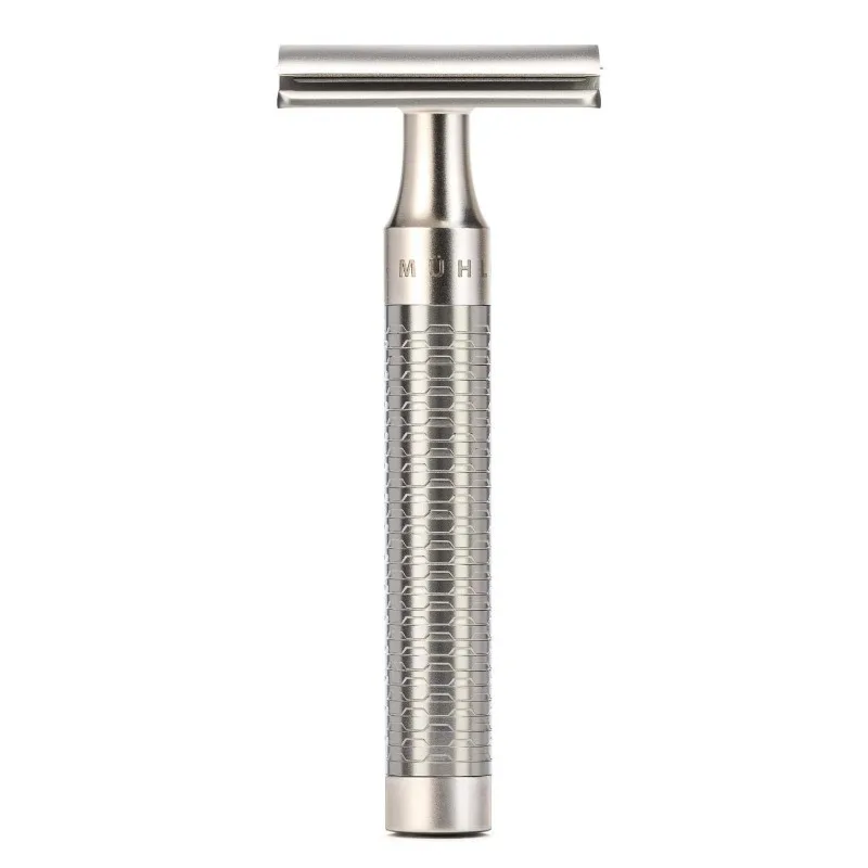 

MÜHLE ROCCA R89 Double Edge Safety Razor (Closed Comb) | Pure Matt Stainless Steel |Perfect for Everyday Use