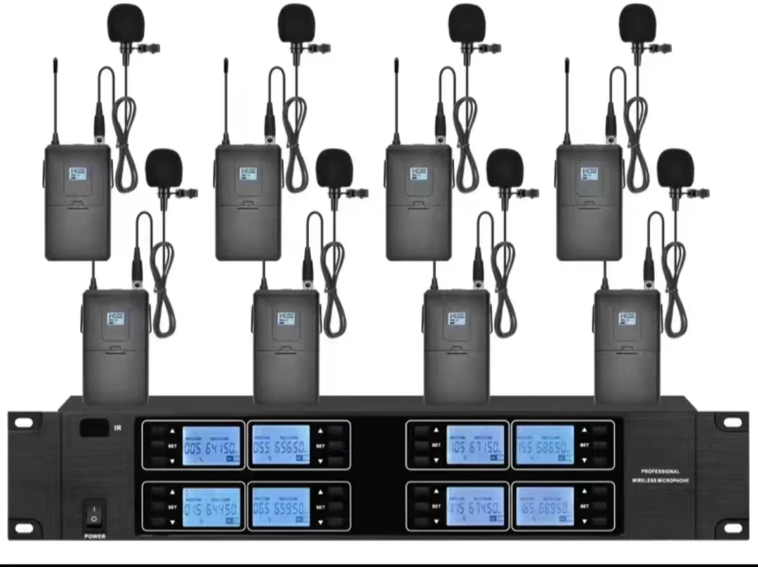 

2025 hot sale BG-860U 8 Auto Tune Wireless Microphone System for Fm Uhf Wireless Microphone