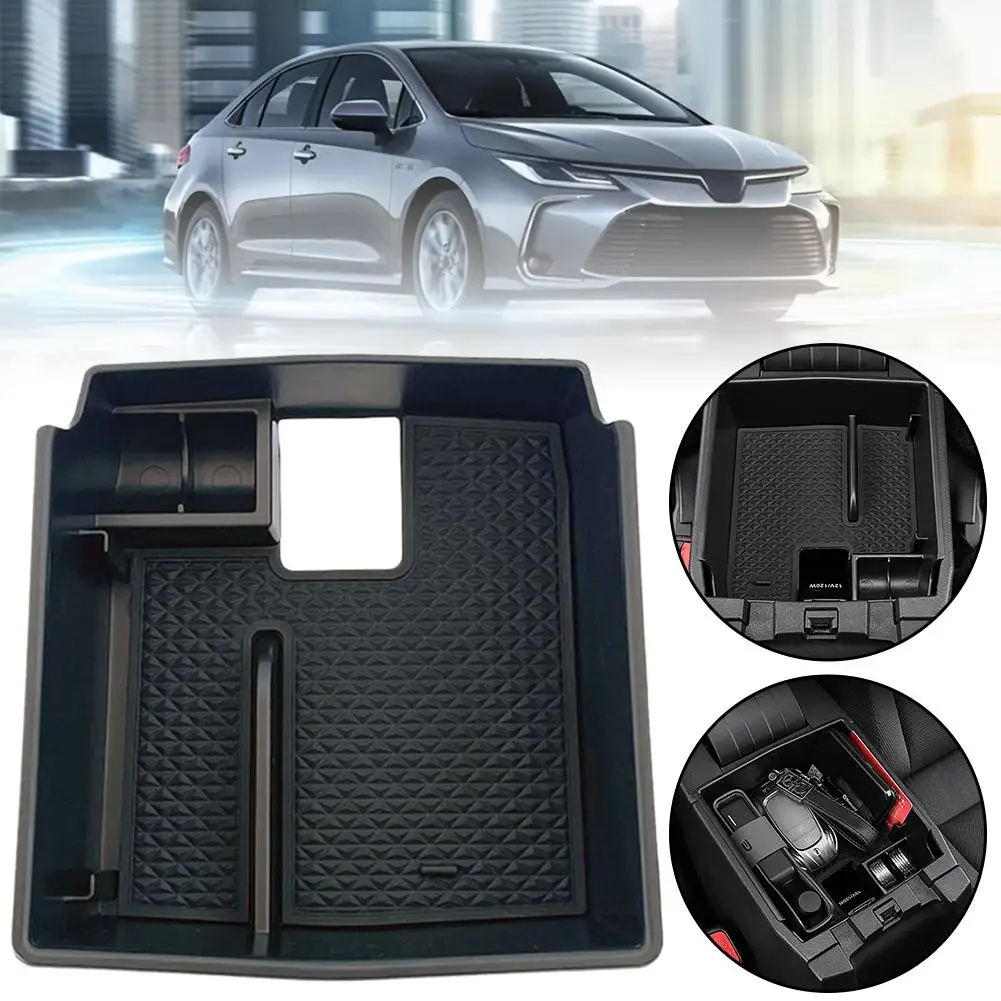   لتويوتا كورولا كروس XG10 2021-2025 سيارة مسند الذراع المركزي صندوق تخزين درج منظم صناديق تعديل X2A6