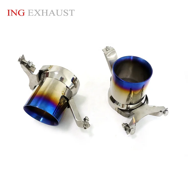 

ING Titanium Alloy Exhaust Tips for 2015-2019 Ferrari 488 Spider Pista 3.9T F8 F12 F430 458 Catback Exhaust Tailpipe