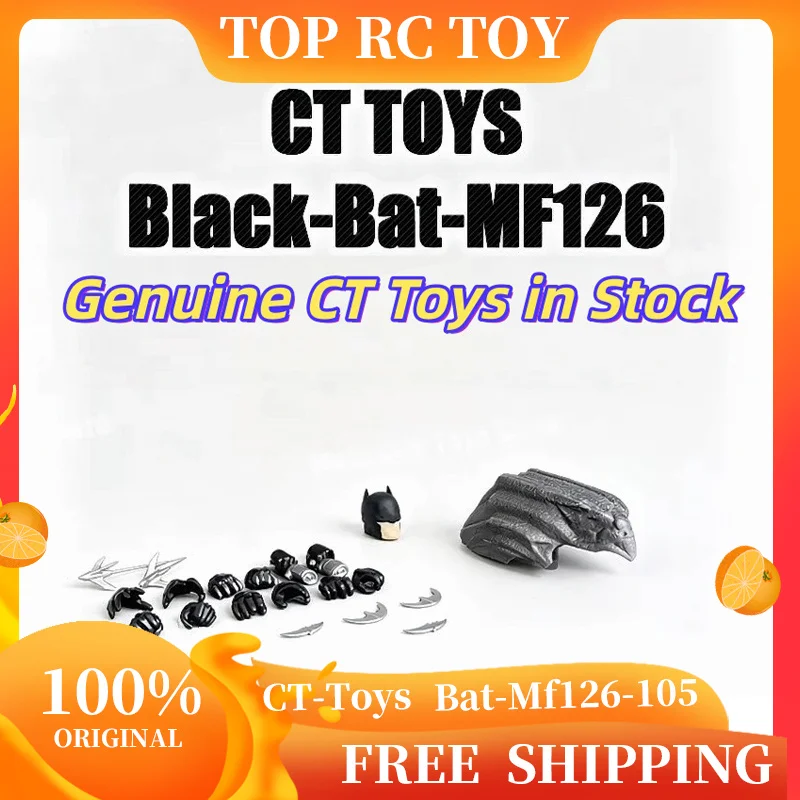 In Stock CT Toys Mafex 126 105 Bat Anime Action Figure Accessories Kit Model Statue For Collection Hobby Decor Fans Gift Toys