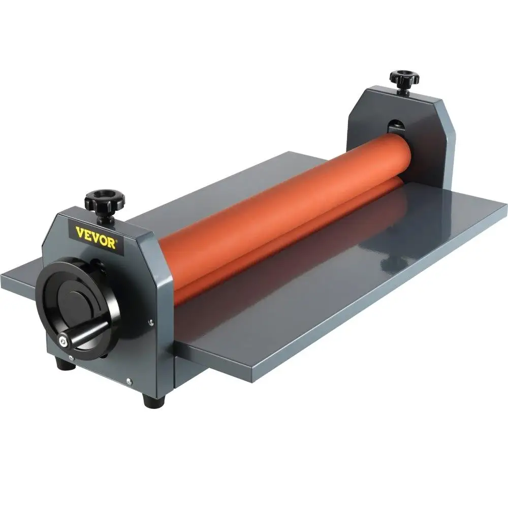 

51 Inch Manual Cold Laminator Machine Hand Crank Pressure Vinyl Photo Film Cold Roll Lamination Tool for Home and Office Use
