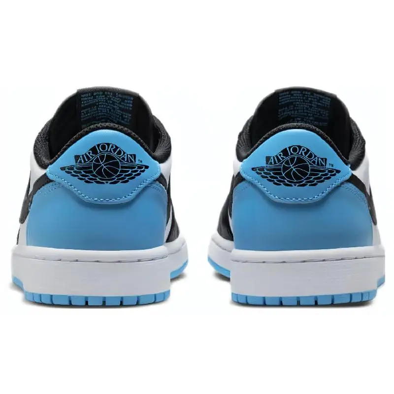 Nike-Air Jordan Tênis Retro para as Mulheres, Low OG 'UNC' Shoes, CZ0775-104, 1