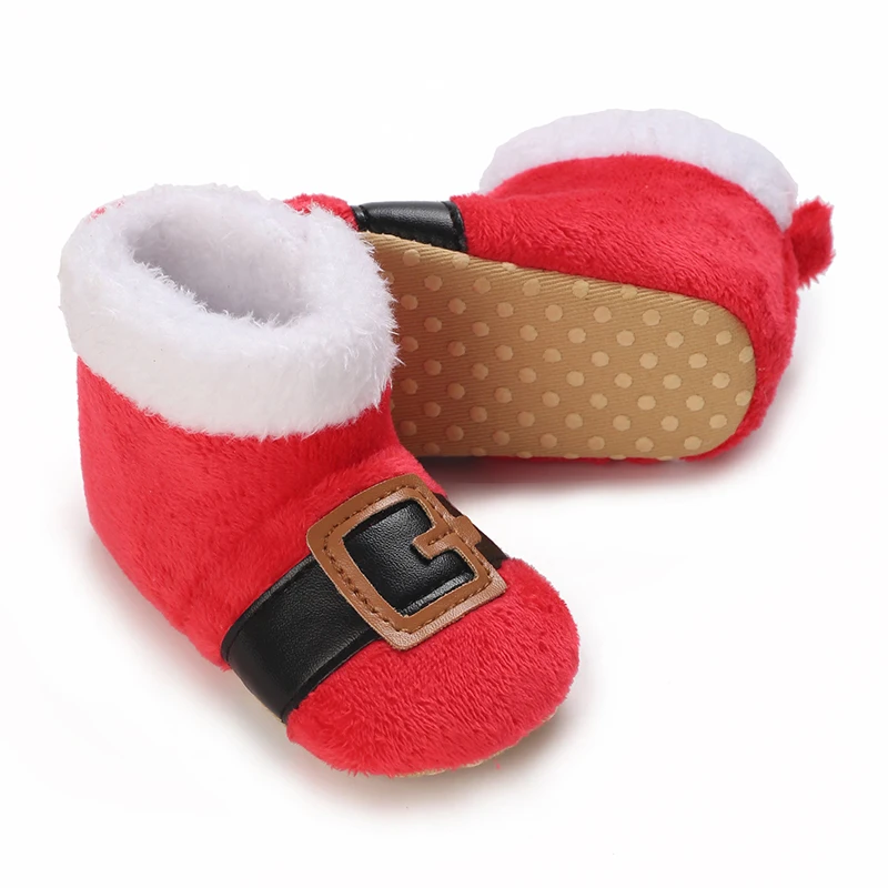 Christmas Warm Winter Men's and Women's Shoes 0-18M Newborn Christmas Cosplay Cute Cartoon Children's Anime