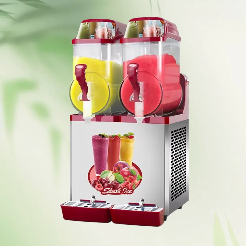 2 Tanks Commercial Stainless S - огляд і ціна Slushy Machine