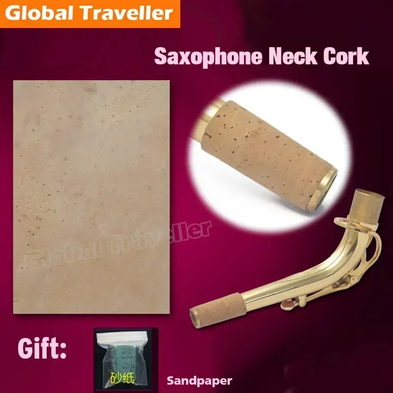 1 piece Alto Saxophone neck spout Cork mat neck tube cork Tenor Sax Neck Spout Tube Cork Sax cork pad Repair Parts Saxophone use