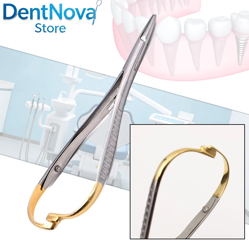 

Durable Mathieu Needle Holder Pliers Stainless Steel Dental Forceps for Surgical Precision
