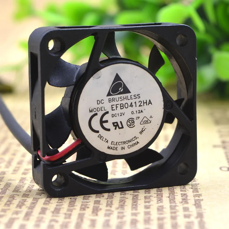 

EFB0412HA 4010 12V 0.12A 4CM 2WIRES BALL COOLING CPU FAN