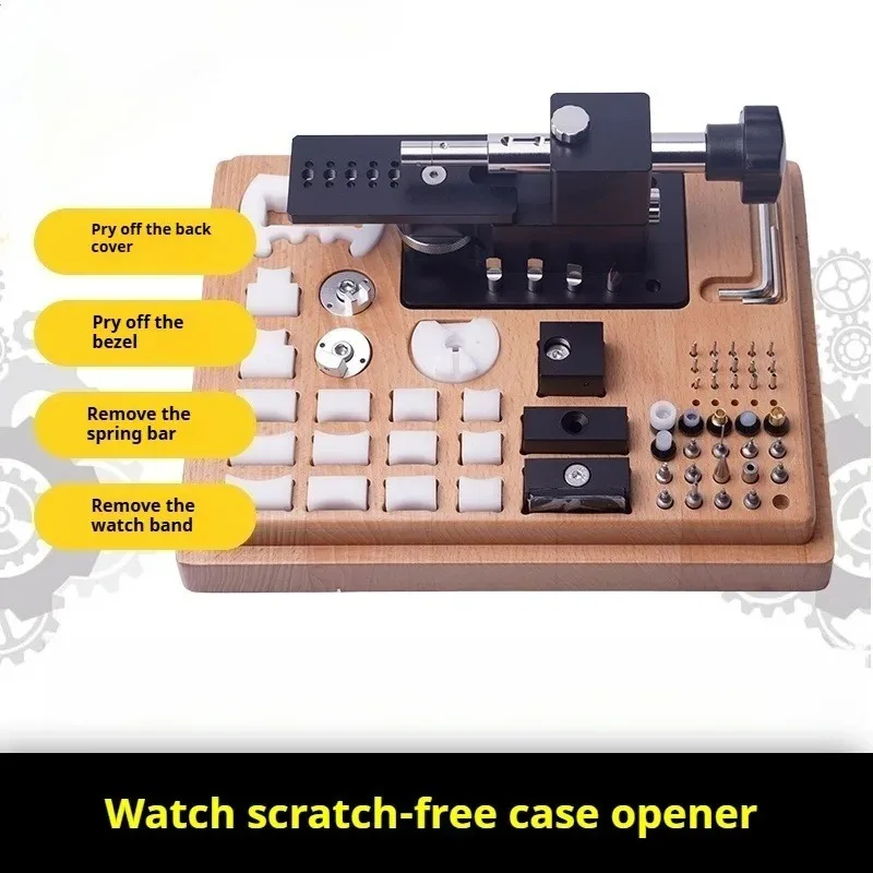 Watch Unpacking Kit - Back Cover Prying Knife, Back Cover Remover and Handle for Watchmakers
