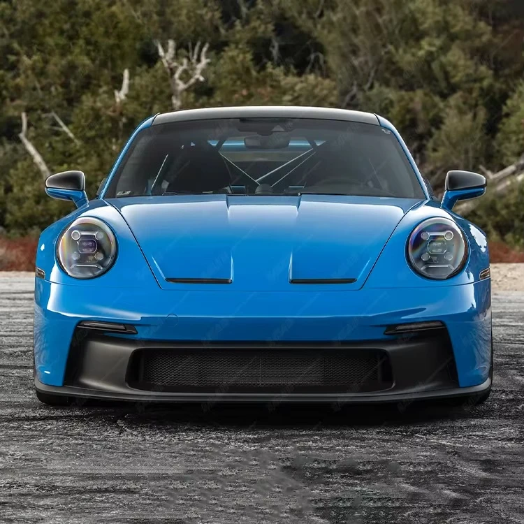 GT3 RS Style Conversion Kit PP + Carbon Fiber Auto Parts for 911 992  Facelift GT3 RS Hood Bumpers Side Skirts Exhaust