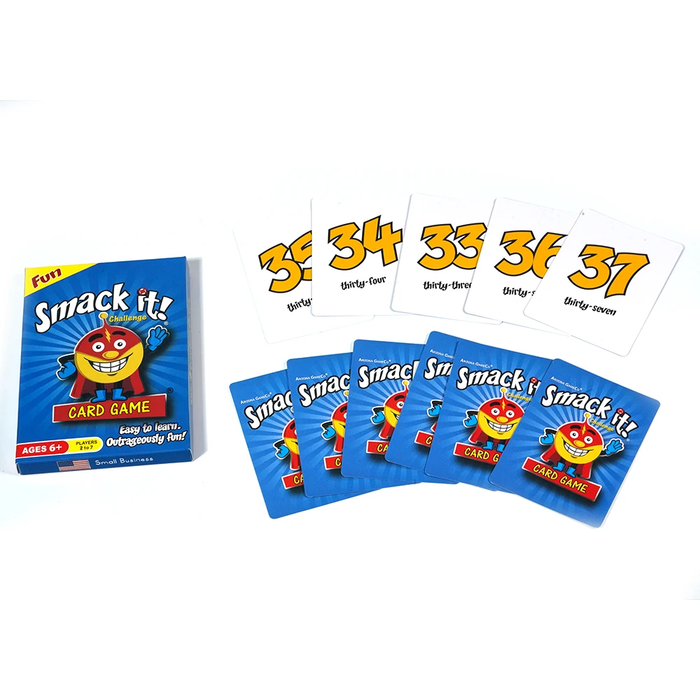 Smack it Card Game Family Card Game Fun and Easy to Learn Perfect Stocking Stuffer English