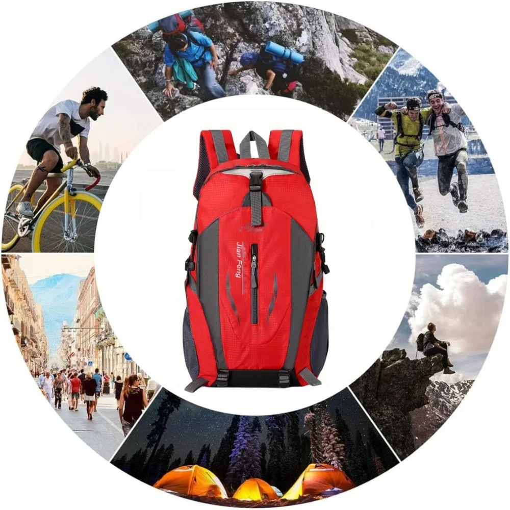 حقائب ظهر رياضية للرجال، حقيبة ظهر للسفر في الهواء الطلق، حقائب ظهر للمراهقين والشباب، حقيبة ظهر مضادة للماء لصيد الأسماك، حقيبة رياضية وقت المغامرة #6