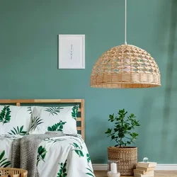 Bamboo Pendant Light Lamparas Lamp Bamboo Hanging Lampshade Pendant Light Art Deco Chinese Lantern Rattan Chandelier Large