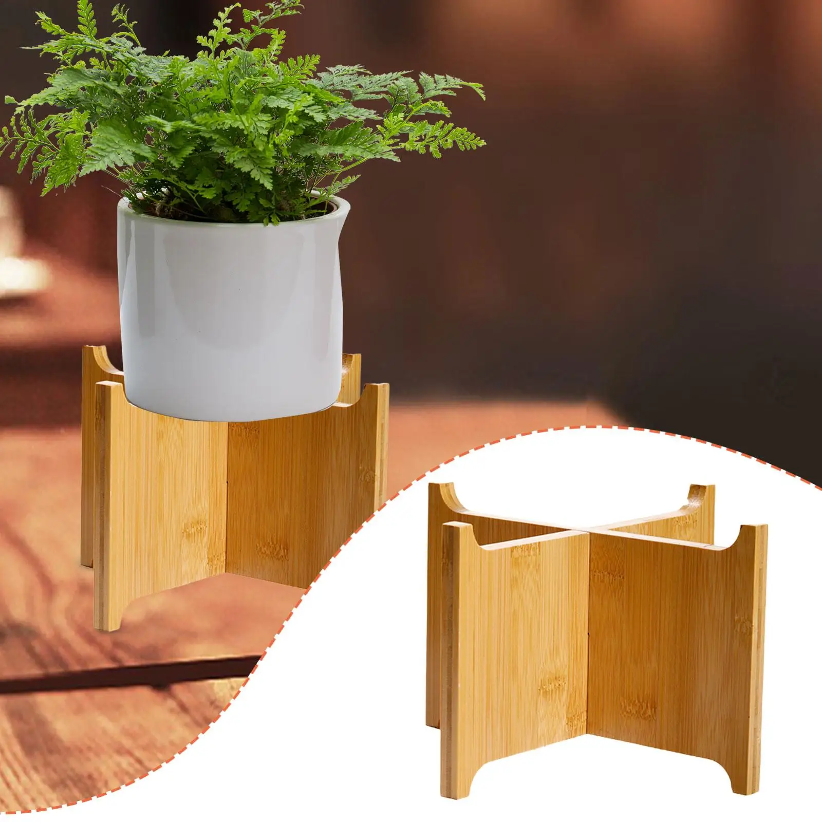 

Деревянная подставка для цветочных горшков в деревенском стиле, полка для комнатных и уличных растений, для гостиной, офиса, сада, углового декора