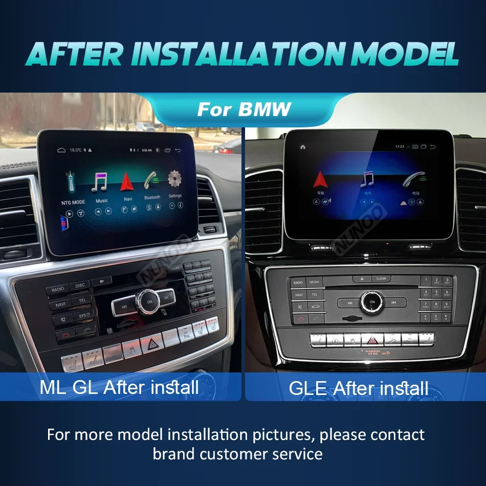 Android 14 Car Radio For Mercedes Benz ML GL GLE Class W166 X166 GPS Wireless Android Auto Carplay  Multimedia Player Head Unit