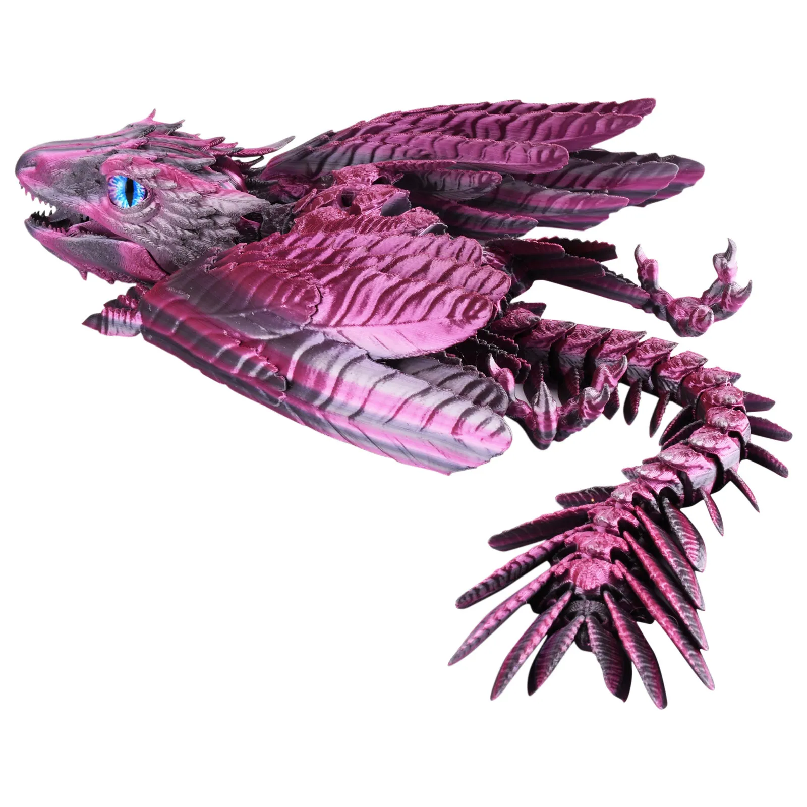 Feathered Wyvern Dragon 3D Printed Dragon Articulated Dragon 3D Printed Toys Desktop Pet 2024 New Festival  Decorative Ornaments